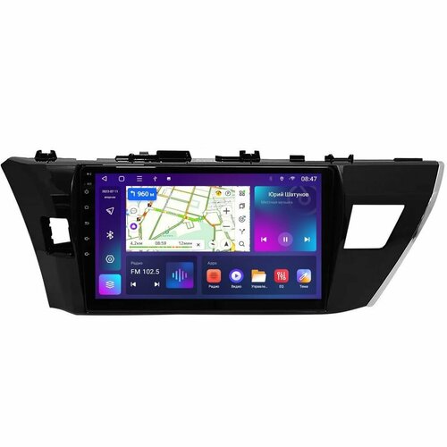 Магнитола Epic T18 Toyota Corolla E180 2013-2015 - Android 12 - Процессор 8 ядерный - Память 6+128Gb - Carplay - DSP 36 полос - 4G(Sim) фото