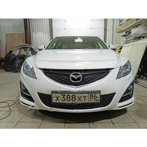 Утеплитель радиатора и бампера для Mazda 6 2009 -2013 II мазда (GH) Рестайлинг фото