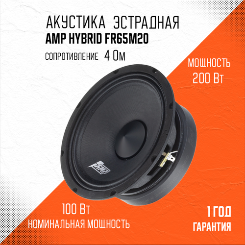 Акустика эстрадная AMP Hybrid FR65M20/ Колонки автомобильные 16 см фото