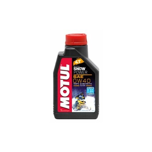 Полусинтетическое моторное масло Motul Snowpower 4T 0W40, 1 л, 1 шт. фото