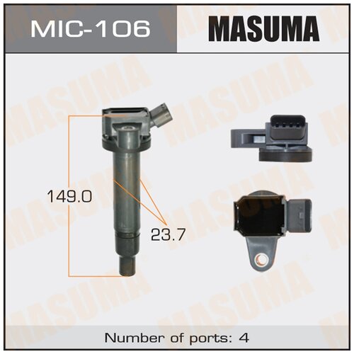 Катушка зажигания Toyota Land Cruiser (J100, J200) 98-, Lexus GS 00-, LS00-, LX 98- (2UZFE) Masuma MASUMA MIC-106 фото