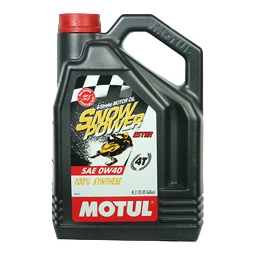 Синтетическое моторное масло Motul Snowpower 4T 0W40, 4 л, 1 шт. фото