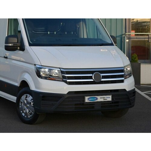 Накладки на решётку радиатора VW Crafter 2017+ фото