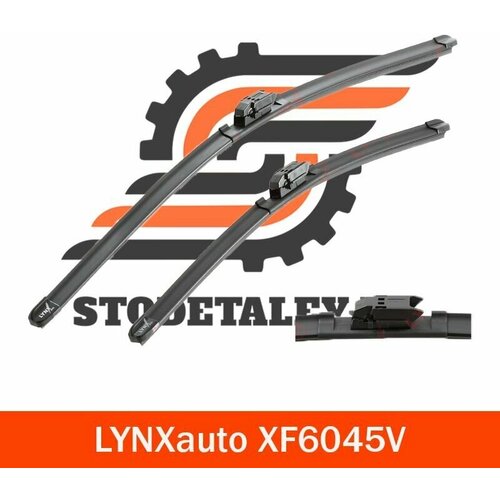 600/450 мм. Комплект щеток стеклоочистителя Lynx (Япония) XF6045V 60+45 см для Lada Vesta после 11.2019 / Nissan Terrano III D10 16-н. в / Renault Arkana Duster 2 HM 20-н. в. фото