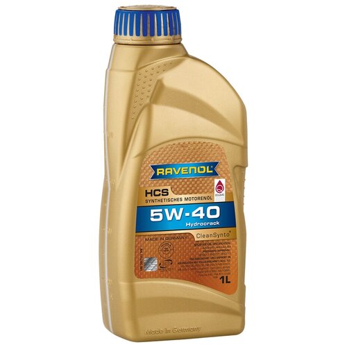 Синтетическое моторное масло RAVENOL HCS SAE 5W-40, 1 л, 1 шт. фото