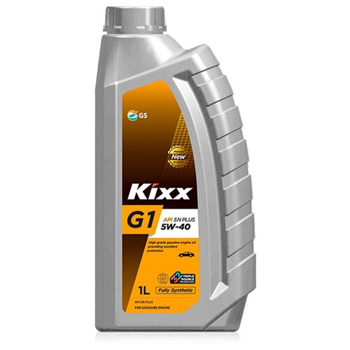 Синтетическое моторное масло Kixx G1 SN Plus 5W-40, 1 л фото