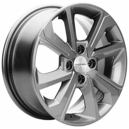 Колесный диск Khomen Wheels KHW1501 6х15/4х100 D54.1 ET48, 8 кг, gray фото