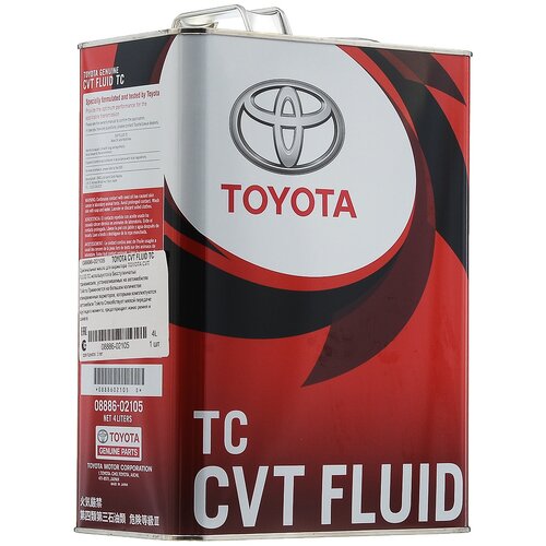 Масло трансмиссионное TOYOTA CVT Fluid TC new, 4 л, 1 шт. фото