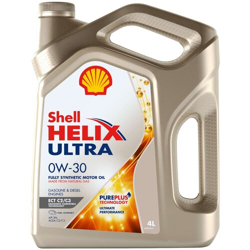 Синтетическое моторное масло SHELL Helix Ultra ECT C2/C3 0W-30, 4 л, 1 шт. фото