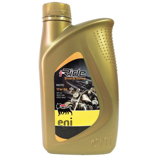 Синтетическое моторное масло Eni/Agip i-Ride moto 15W-50, 1000 л, 1 шт. фото