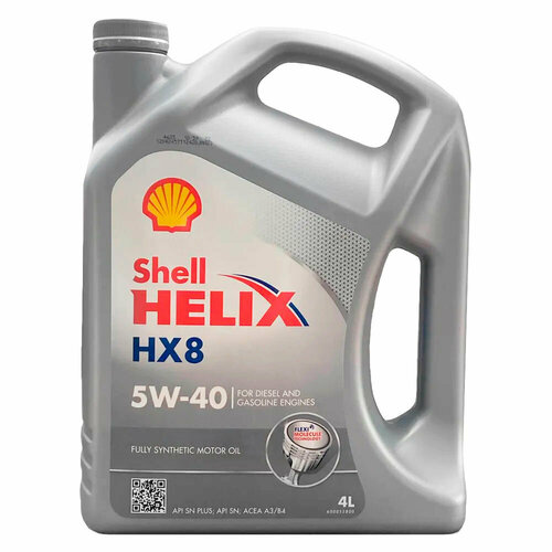 Моторное масло Shell Helix HX8 Synthetic 5W-40 (4 л.) (арт. 550040295) SHL-5W40HX8-4L фото