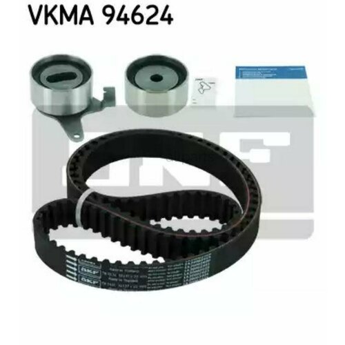 SKF VKMA 94624 Комплект ГРМ KIA CARENS/RIO/SHUMA 1.5/1.6 2000 =>  (ролик 2шт+ремень 137x22) фото